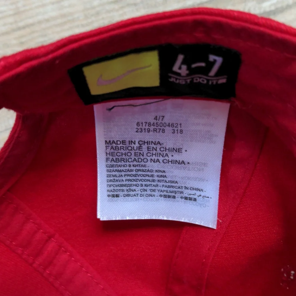 Kid's Nike Red Baseball Cap